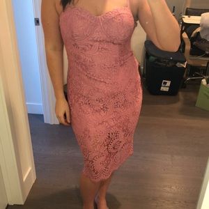 Bustier lace summer spring midi dress